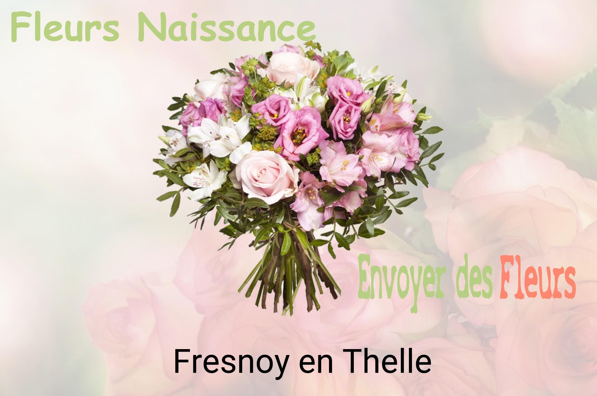 Bouquet de fleurs de naissance livré à Fresnoy-en-Thelle